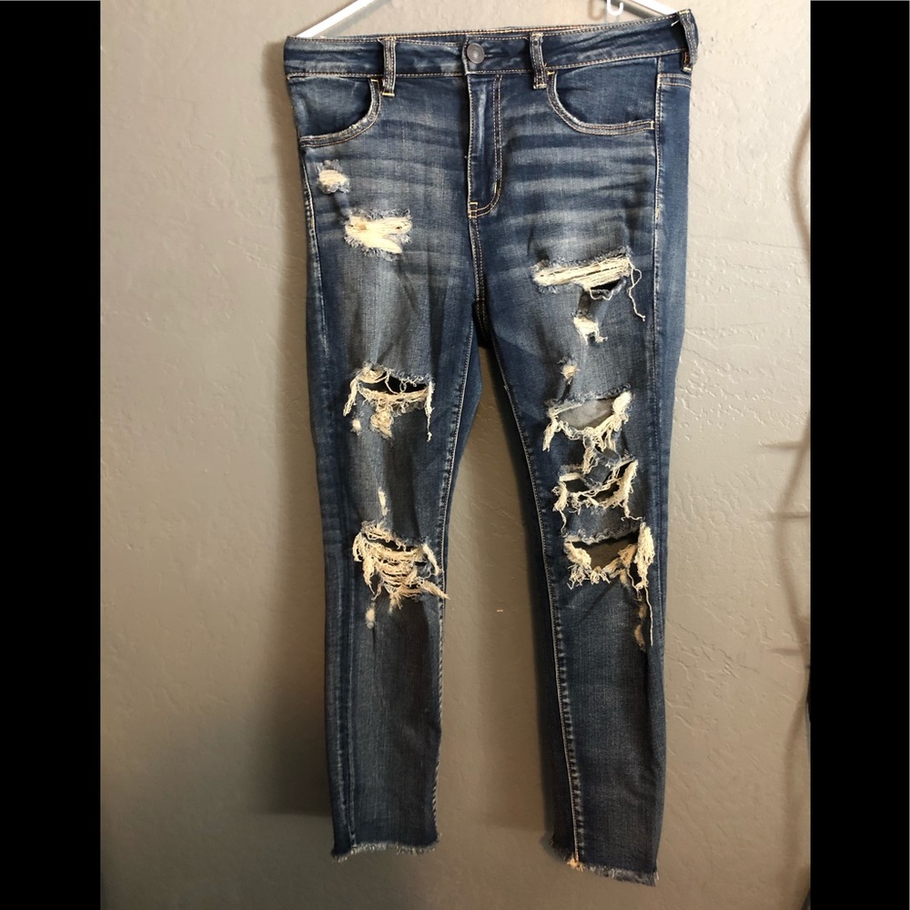 American Eagle Distressed Skinny Jeans